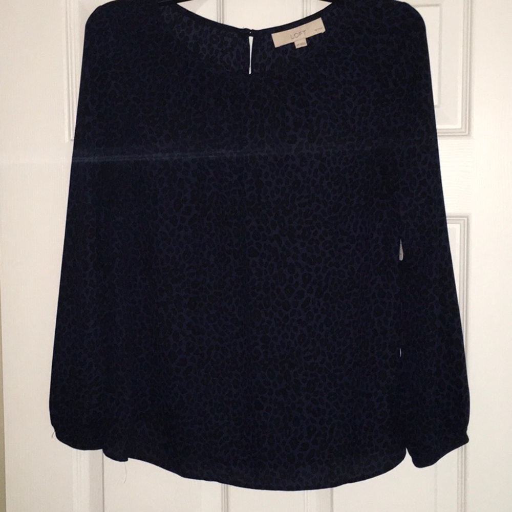 Loft Crew Neck Tunic Top